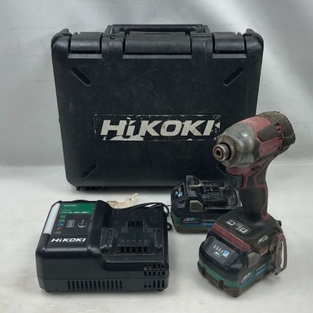  HiKOKI ハイコーキ 締め付け工具 インパクトドライバ 充電器・充電池2個・ケース付 WH36DC グリーン