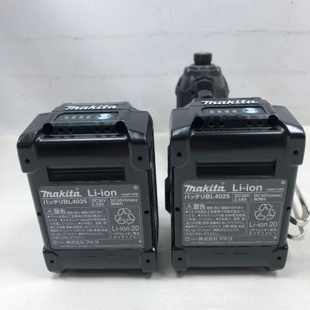  MAKITA マキタ 締め付け工具 インパクトドライバ 未使用品(S) 付属品完備 コードレス式 40v TD002GDRDXB ブラック