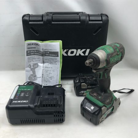  HiKOKI ハイコーキ 締め付け工具 インパクトレンチ 充電器・充電池2個・ケース付 WR18DBDL2 グリーン