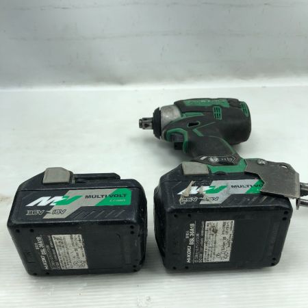  HiKOKI ハイコーキ 締め付け工具 インパクトレンチ 充電器・充電池2個・ケース付 WR18DBDL2 グリーン