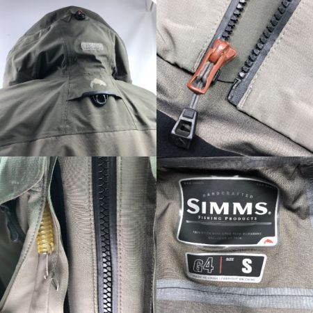  SIMMS シムス フィッシングウェア G4 Pro ジャケット Sサイズ オリーブ