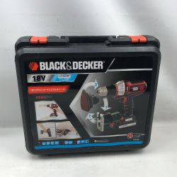 ◇◇ BLACK+DECKER ブラックアンドデッカー 切断工具 マルチツール 充電器・充電池2個・ケース付 EV0183 オレンジ Cランク