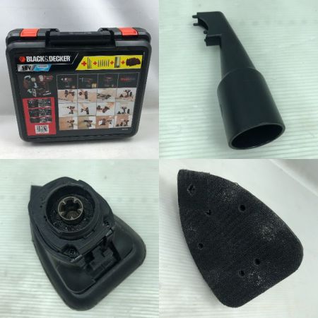  BLACK+DECKER ブラックアンドデッカー 切断工具 マルチツール 充電器・充電池2個・ケース付 EV0183 オレンジ