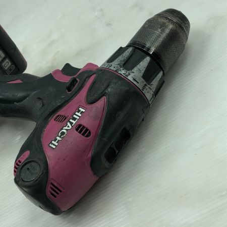  HITACHI 日立 締め付け工具 ドライバドリル 充電器・充電池2個・ケース付 DV14DSL パープル