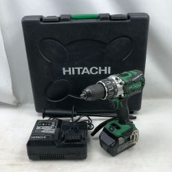 ◇◇ HITACHI 日立 締め付け工具 ドライバドリル 充電器・充電池1個付 DS18DBL2 グリーン Cランク