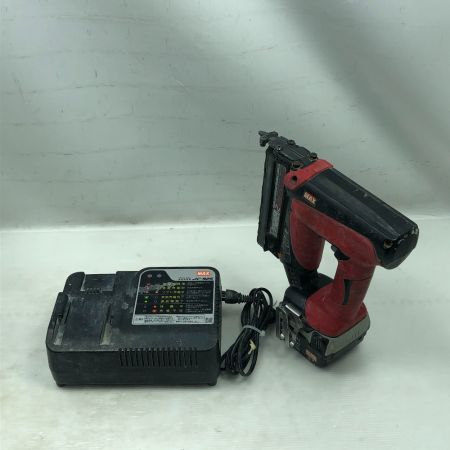  MAX マックス 工具関連用品 バッテリー式ピンネイラ 充電器・充電池1個付 TJ-35P レッド