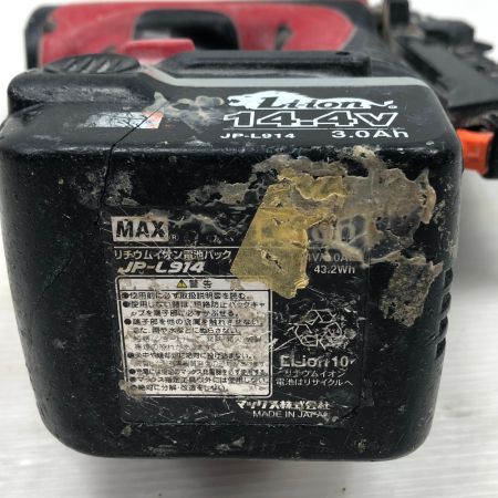  MAX マックス 工具関連用品 バッテリー式ピンネイラ 充電器・充電池1個付 TJ-35P レッド