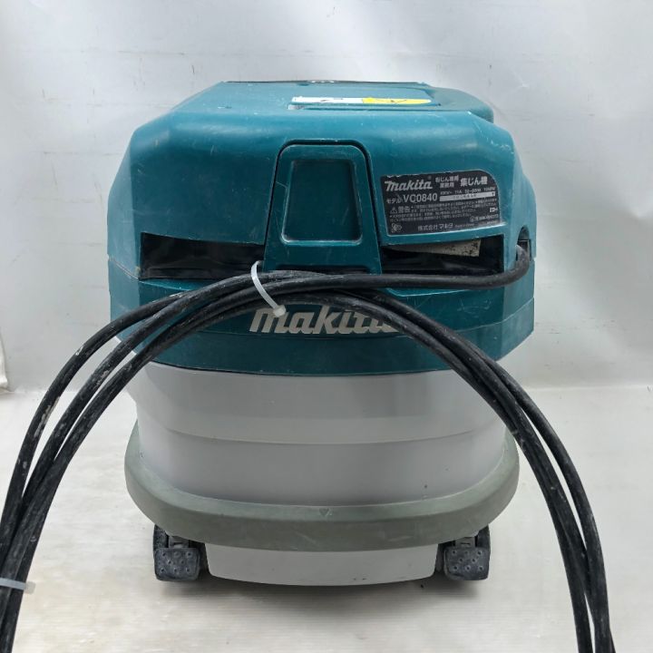 MAKITA マキタ 工具 集塵機 本体のみ コード式 VC0840 ブルー - 中古 