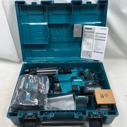 ◇◇ MAKITA マキタ 締め付け工具 20mm充電式ハンマドリル 未使用品(S) 充電器・充電池2個・ケース付 HR010GRDXV ブルー Sランク