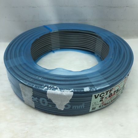  富士電線工業 工具 電材 VCTF 未使用品(S) 2x0.75 2025年5月(令和7年) グレー