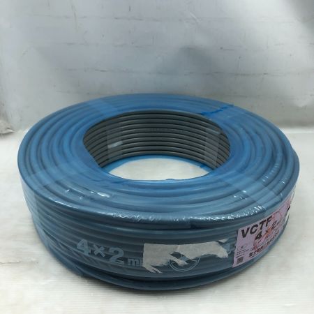  富士電線工業 工具 電材 VCTF 未使用品(S) 4x2 2025年7月(令和7年) グレー