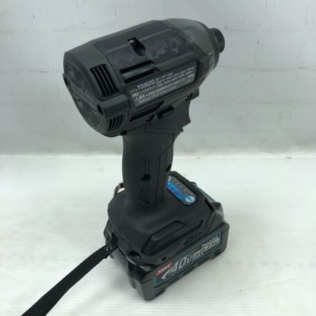  MAKITA マキタ 締め付け工具 インパクトドライバ 程度A 充電器・充電池2個・ケース付 TD002GRDXB ブラック