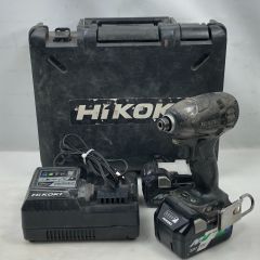 HiKOKI ハイコーキ 締め付け工具 インパクトドライバ 充電器・充電池2個・ケース付 WH36DA ブラック Cランク