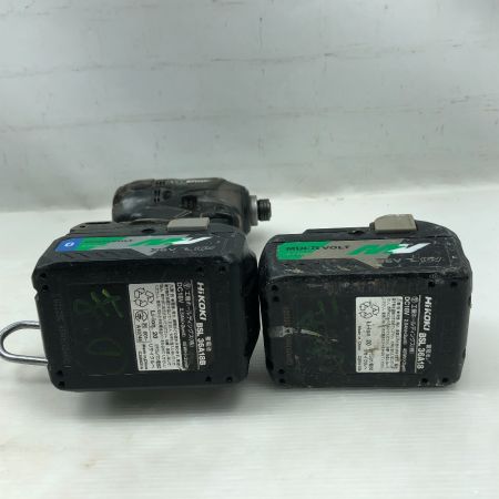  HiKOKI ハイコーキ 締め付け工具 インパクトドライバ 充電器・充電池2個・ケース付 WH36DA ブラック