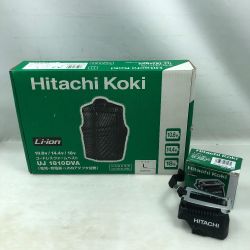 ◇◇ HITACHI 日立 工具関連用品 コードレスウォームベスト USBアダプタ付 Lサイズ 未使用品(S) UJ1810DVA ブラック Sランク