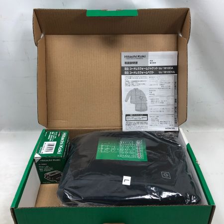  HITACHI 日立 工具関連用品 コードレスウォームベスト USBアダプタ付 Lサイズ 未使用品(S) UJ1810DVA ブラック