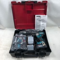 ◇◇ MAKITA マキタ 締め付け工具 ドライバドリル 未使用品(S) 付属品完備 コードレス式 40v HP001GRDX ブルー Sランク