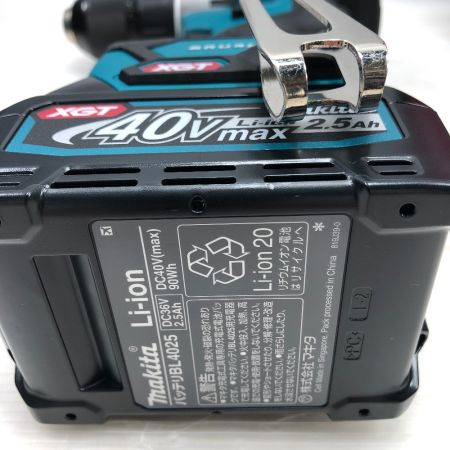  MAKITA マキタ 締め付け工具 ドライバドリル 未使用品(S) 付属品完備 コードレス式 40v HP001GRDX ブルー