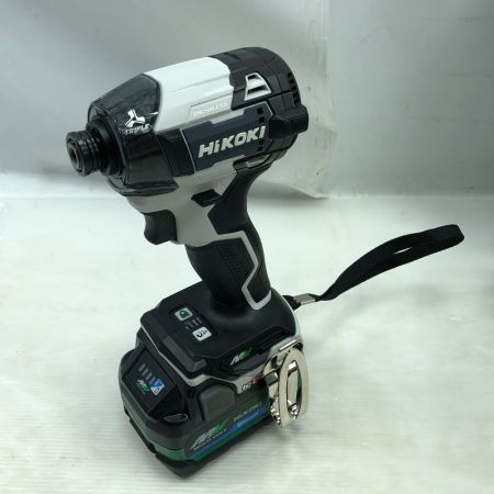  HiKOKI ハイコーキ 締め付け工具 インパクトドライバ フロスティホワイト 未使用品(S) 付属品完備 WH36DD フロスティホワイト