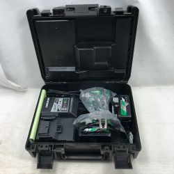 ◇◇ HiKOKI ハイコーキ 締め付け工具 インパクトドライバ 未使用品(S) 充電器・充電池2個・ケース付 WH36DA グリーン Sランク