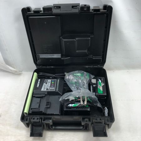  HiKOKI ハイコーキ 締め付け工具 インパクトドライバ 未使用品(S) 充電器・充電池2個・ケース付 WH36DA グリーン