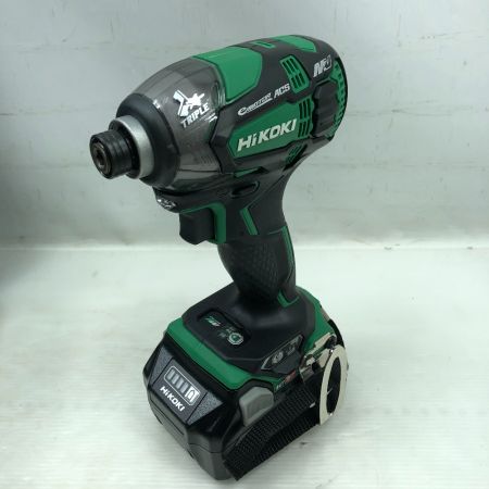  HiKOKI ハイコーキ 締め付け工具 インパクトドライバ 未使用品(S) 充電器・充電池2個・ケース付 WH36DA グリーン