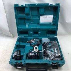 ◇◇ MAKITA マキタ 締め付け工具 インパクトレンチ 未使用品(S) 充電器・充電池2個・ケース付 TW007GRDX ブルー Sランク
