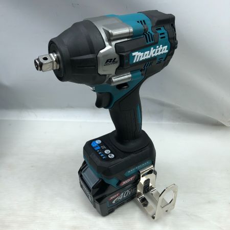  MAKITA マキタ 締め付け工具 インパクトレンチ 未使用品(S) 充電器・充電池2個・ケース付 TW007GRDX ブルー