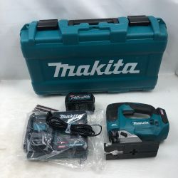 ◇◇ MAKITA マキタ 切断工具 ジグソー 充電器・充電池1個・ケース付 JV002G ブルー Cランク