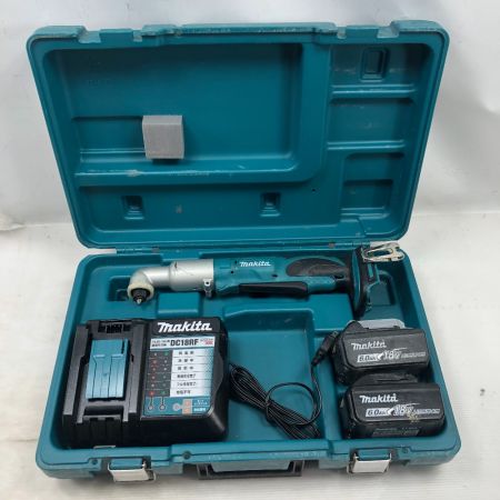  MAKITA マキタ 締め付け工具 アングルインパクトドライバ 充電器・充電池2個・ケース付 TL061D ブルー