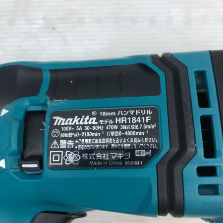  MAKITA マキタ 締め付け工具 ハンマドリル ケース付 HR1841F ブルー