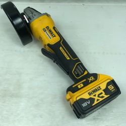 ◇◇ DEWALT 研磨工具 ディスクグラインダー 充電池1個付 DCG413 イエロー Cランク