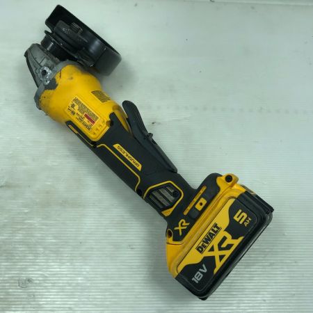  DEWALT 研磨工具 ディスクグラインダー 充電池1個付 DCG413 イエロー