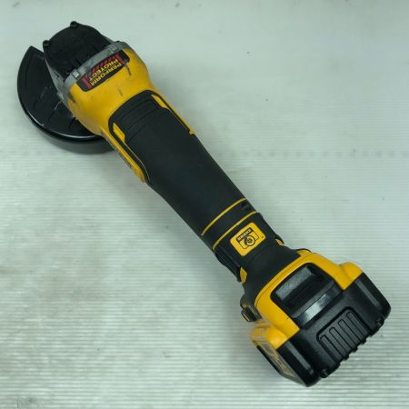  DEWALT 研磨工具 ディスクグラインダー 充電池1個付 DCG413 イエロー