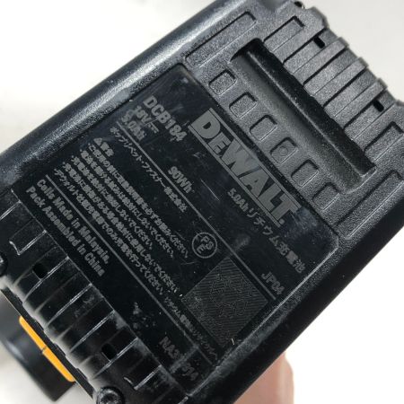  DEWALT 研磨工具 ディスクグラインダー 充電池1個付 DCG413 イエロー