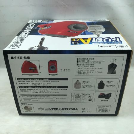  ニシガキ 工具関連用品 ドリ研 ACE 使用感有 鉄工ドリル研磨機 AB型 N-861 レッド