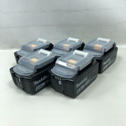 ◇◇ MAKITA マキタ 工具関連用品 バッテリー 未使用品(S) ５個セット BL1860B ブラック Sランク