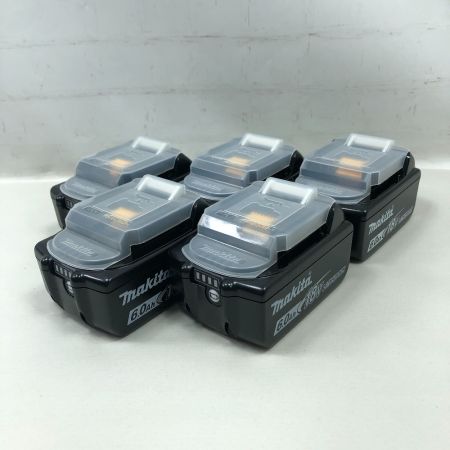  MAKITA マキタ 工具関連用品 バッテリー 未使用品(S) ５個セット BL1860B ブラック
