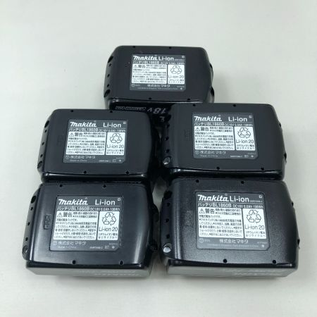 MAKITA マキタ 工具関連用品 バッテリー 未使用品(S) ５個セット BL1860B ブラック