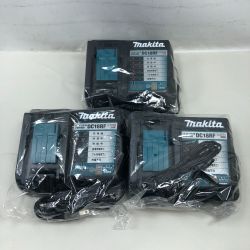 ◇◇ MAKITA マキタ 工具関連用品 充電器 未使用品(S) 3個セット DC18RF ブラック Sランク