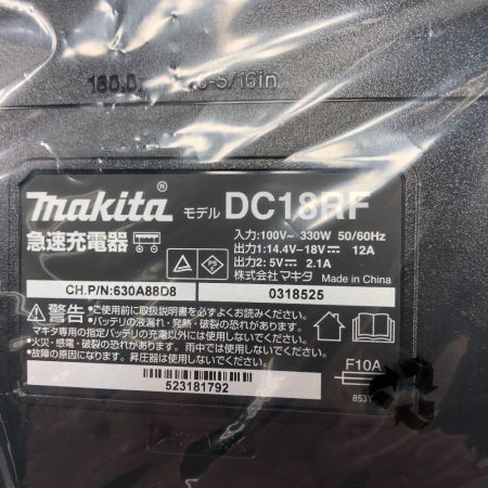  MAKITA マキタ 工具関連用品 充電器 未使用品(S) 3個セット DC18RF ブラック
