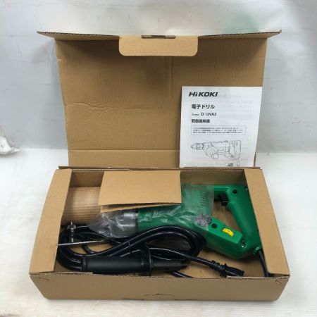  HiKOKI ハイコーキ 工具関連用品 電子ドリル 未使用品(S) 本体のみ コード式 100v D13VA2 グリーン