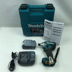  MAKITA マキタ 締め付け工具 インパクトドライバ 充電器・充電池1個・ケース付 TD156DB ブルー Cランク