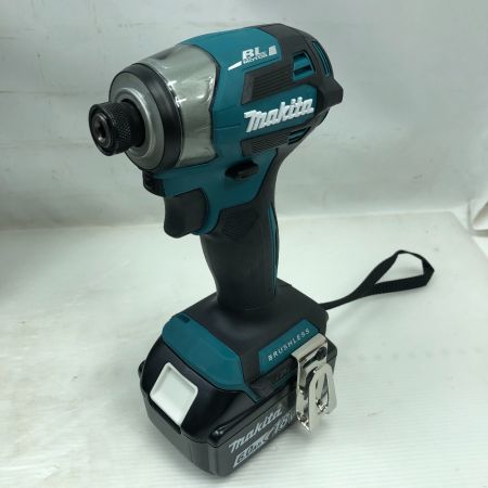  MAKITA マキタ 工具 インパクトドライバ 未使用品(S) 充電器・充電池1個・ケース付 TD173DRGX ブルー