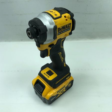  DEWALT 締め付け工具 インパクトドライバ 充電器・充電池3個・ケース付 DCF850 イエロー