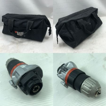  BLACK+DECKER ブラックアンドデッカー 切断工具 マルチツール アタッチメント6個・ケース コード式 JP01 オレンジ