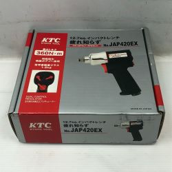 ◇◇ KTC ケーティーシー 締め付け工具 インパクトレンチ 未使用品(S) 本体のみ 常圧 JAP420EX ブラック Sランク