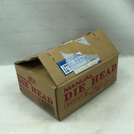  REX レッキス 工具関連用品 ダイヘッド MANUAL DIE HEAD レッド