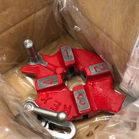  REX レッキス 工具関連用品 ダイヘッド MANUAL DIE HEAD レッド