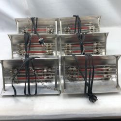 ◇◇ Panasonic パナソニック 工具関連用品 コルツヒーター 本体のみ 200v ６個セット NK-RH22CE シルバー Cランク